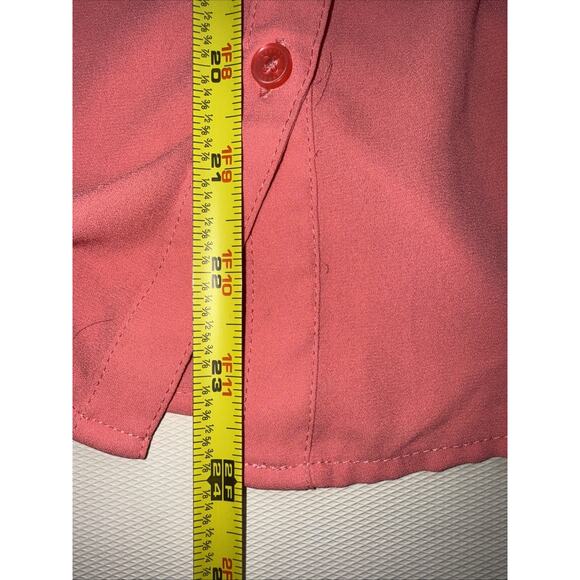 EXPRESS PORTOFINO Pink Button Blouse Long Sleeve - Small - Picture 7 of 7